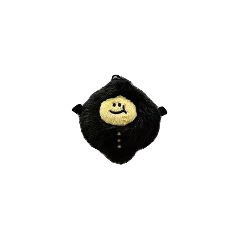 Cute devil lemon keychain plush toy, cute bag pendant, earphone case pendant, key chain, small doll Item Picture