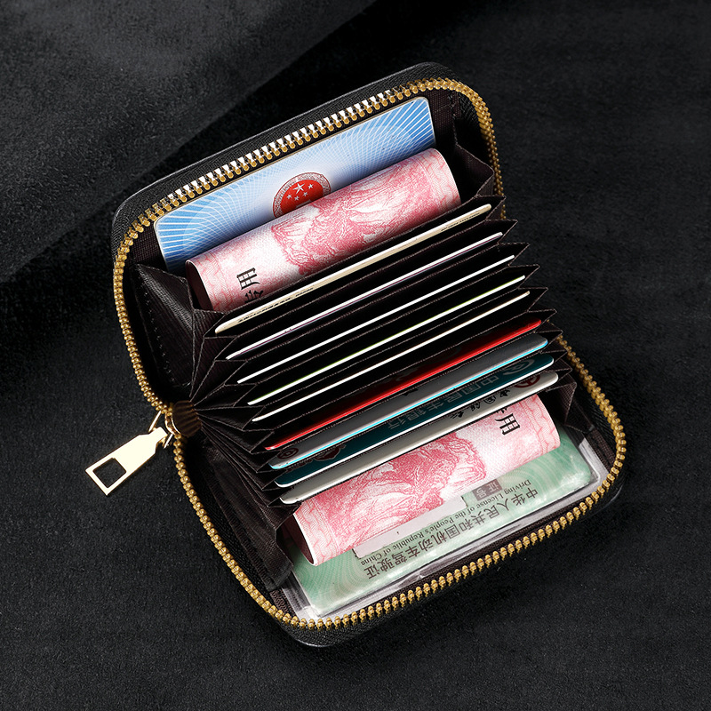 New organ card case, cartoon large-capacity card slot, anti-demagnetization coin wallet, student meal card protective case, bank card holder Specification drawing