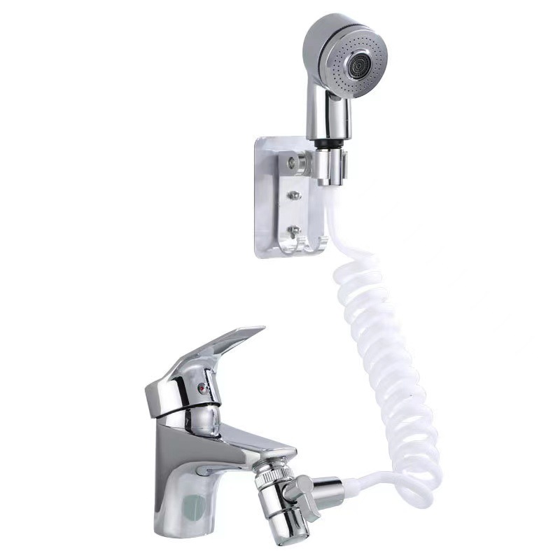 Wholesale of washbasin faucet, external shower head, pressure-increasing hair washing device, shower head set, and bathroom extender Item Picture