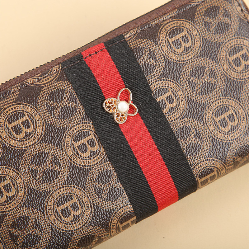 New fashionable women's long large-capacity card bag clutch bag, simple and multi-functional fashionable women's bag, long bag Application Scenario