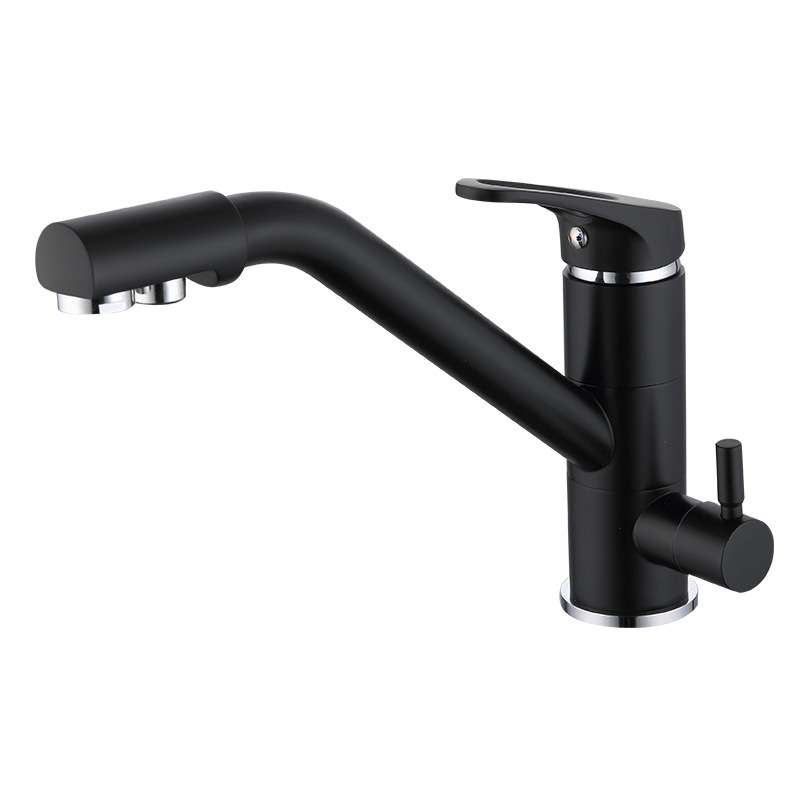 The all-copper three-in-one water purifier features a 360° rotating faucet, washbasin and sink, allowing you to drink pure water directly for household use Specification drawing