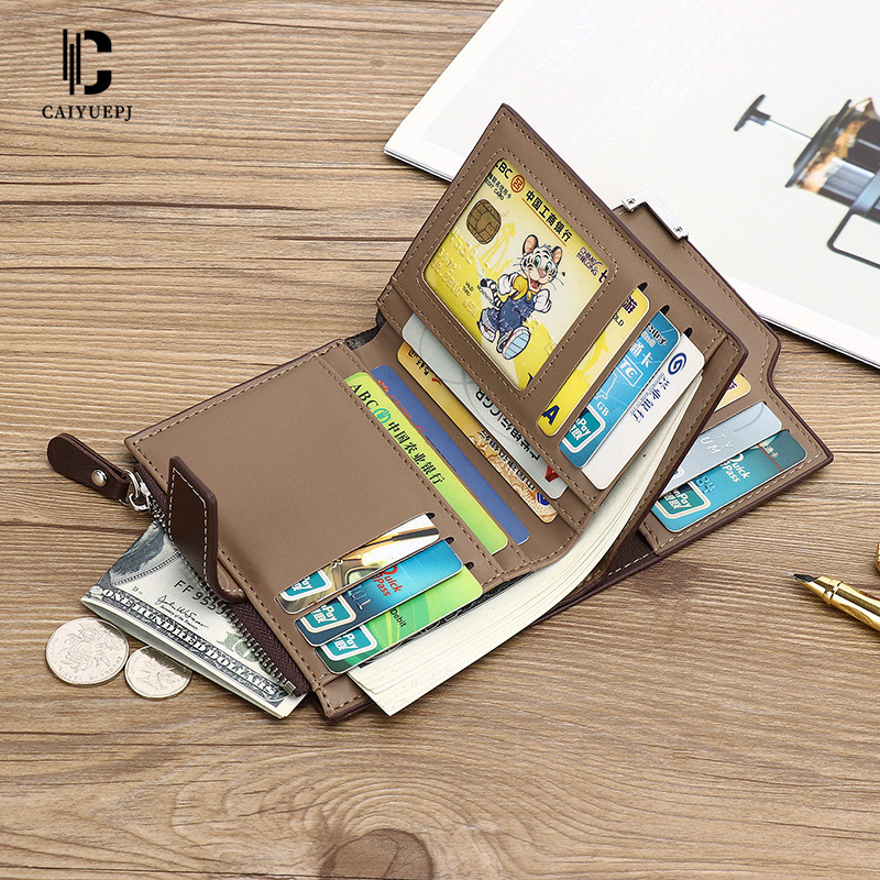 The new men's wallet, Wallet vertical multi-functional wallet with zipper buckle, is 30% off. It's trendy and versatile for cross-border use Application Scenario