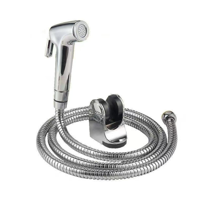 Multi-purpose quick-opening spray gun set, bathroom cleaning spray gun, body cleansing and feminine washing spray gun, ABS fully electroplated spray gun full figure
