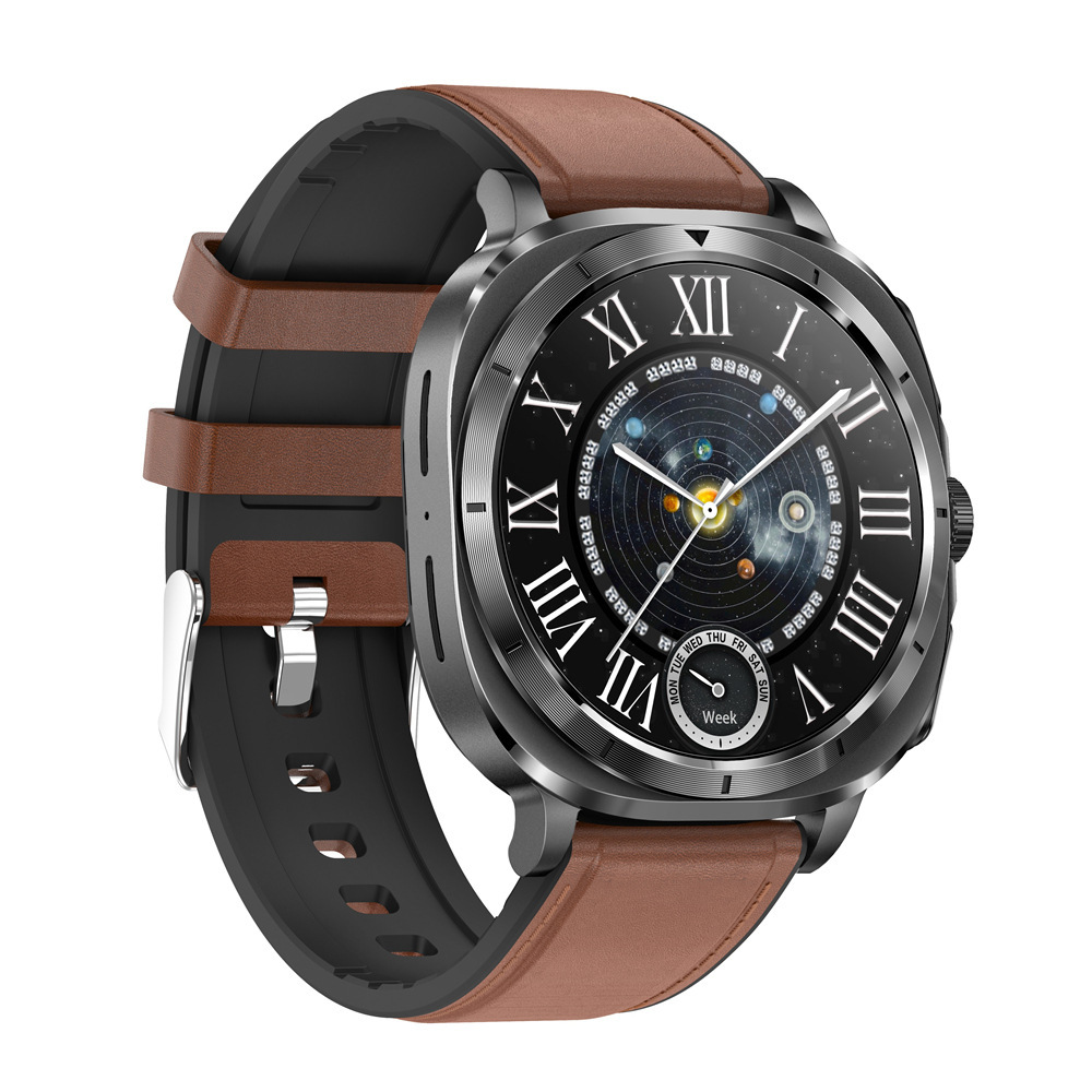 The 2024 new ET492 smartwatch features ECG, Bluetooth calls, blood glucose, body temperature, blood oxygen, outdoor sports, and offline payment Item Picture