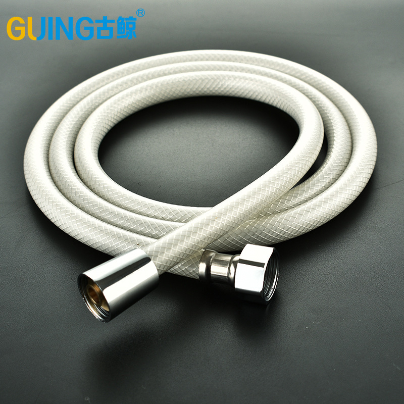 PVC shower head hose, water heater, rubber and plastic water pipe, rain shower lotus pod head, shower head pipe 1.5 meters, 4 meters full figure