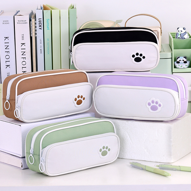 New large-capacity pencil case for girls in 2025, simple and high-appearance-level pencil case for junior high school and primary school girls Application Scenario