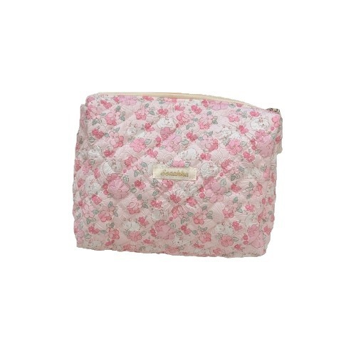 4681 Quilted cotton-padded cosmetic bag Cartoon Clutch Portable large-capacity travel toiletries and Cosmetics Storage bag Item Picture
