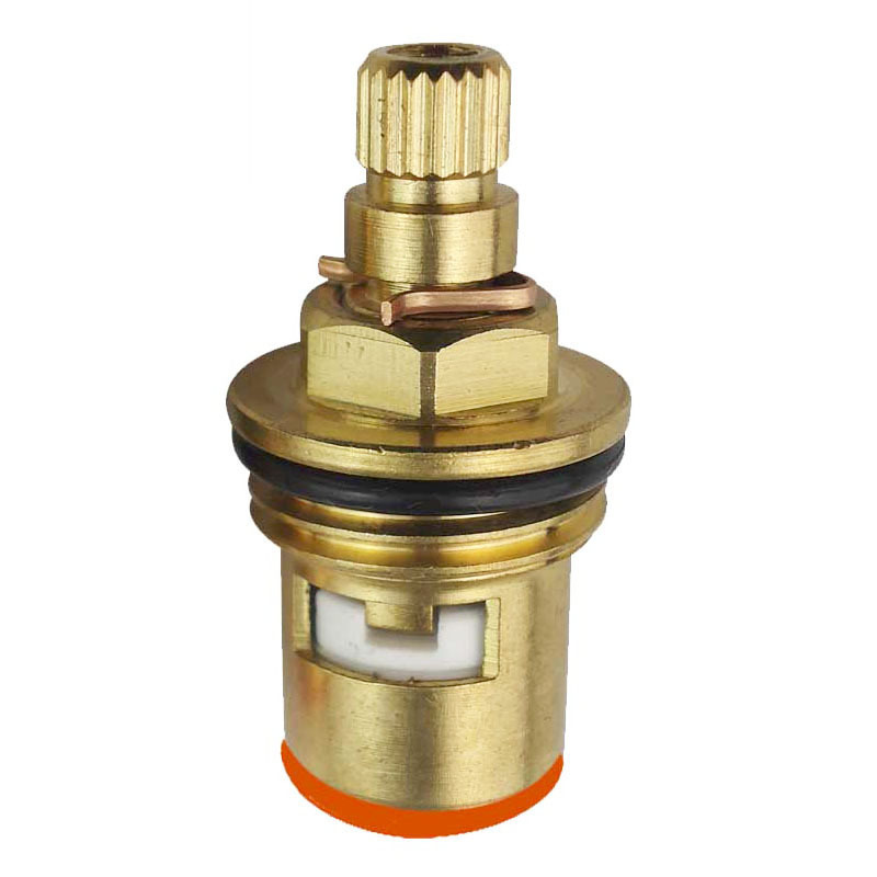 All-copper single and double handle cold and hot water faucets with ceramic quick-opening valve cores, bathroom repair parts, Anchao Item Picture