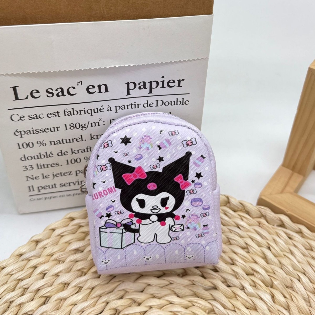 Sanrio Mini Coin Purse key case Specification drawing