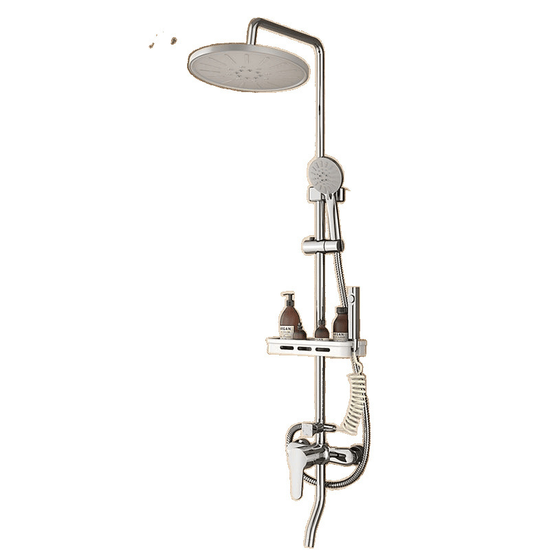 All-copper shower head set for home bathroom bathing, rain shower, shower head, pressurized shower head manufacturer Item Picture