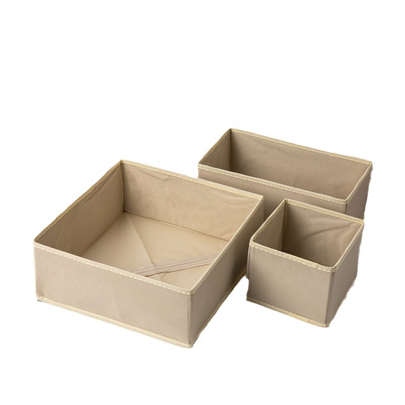 New type of clothing storage box, household foldable non-woven fabric storage box, wardrobe drawer-style clothes and underwear organization box Item Picture