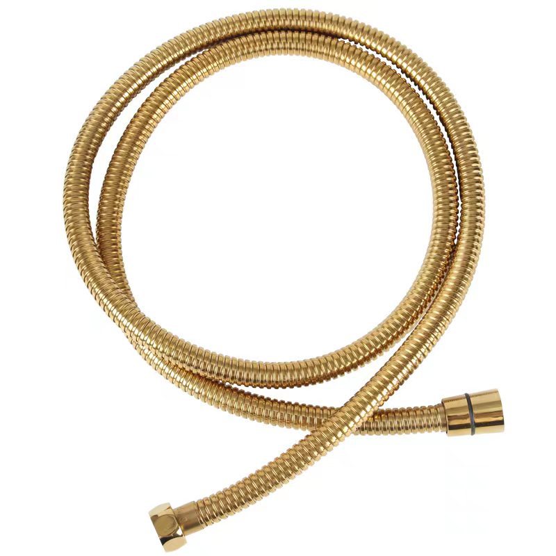 Titanium gold showerhead pipe hose, gold household showerhead water pipe, universal shower head, extended and thickened explosion-proof pipe Item Picture