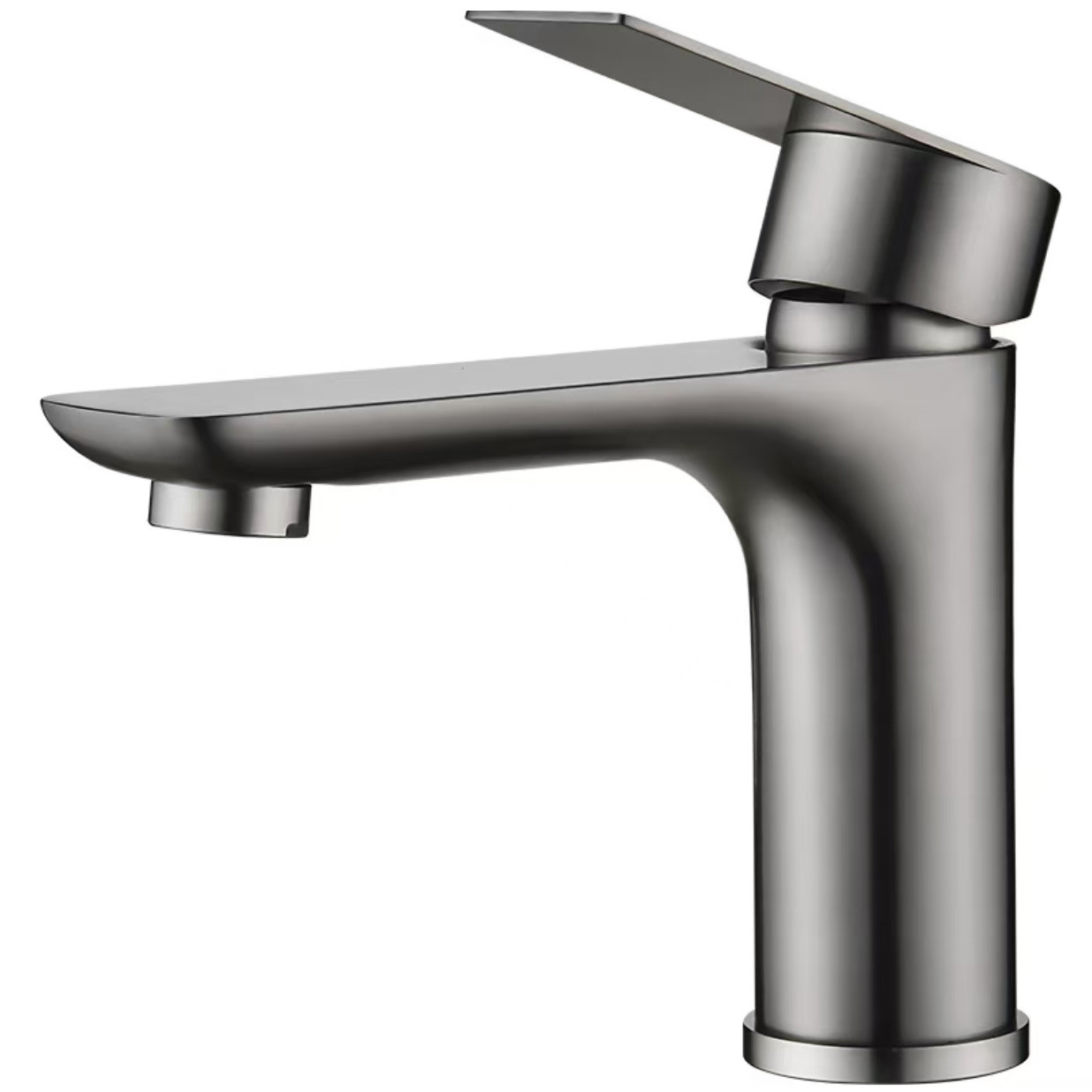 Stainless steel faucet, household cold and hot washbasin faucet, single cold washbasin faucet, bathroom washbasin faucet Item Picture