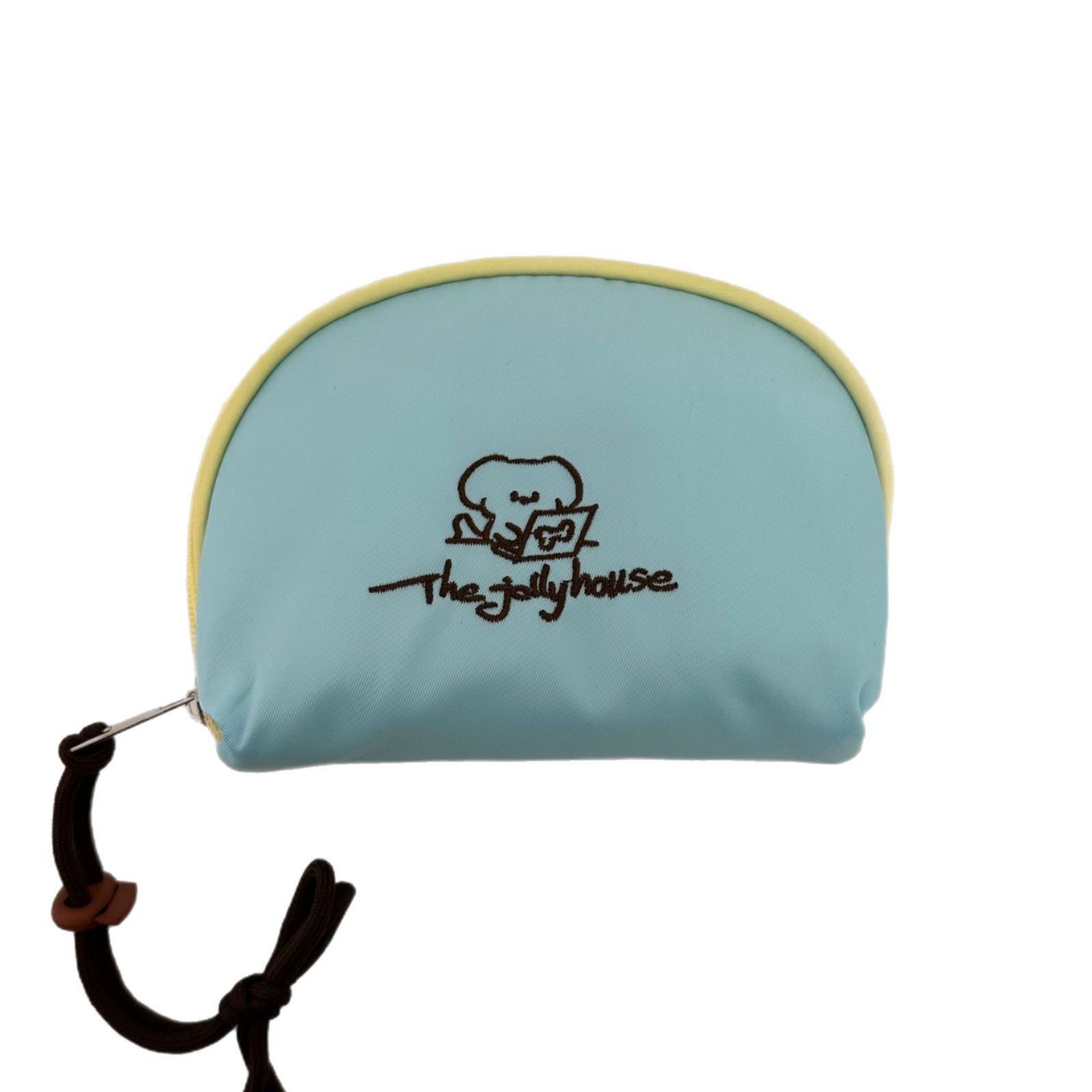 Line Puppy Semi-circular Cosmetic Bag for Women 2025 New portable mini cartoon storage bag for cosmetics Item Picture