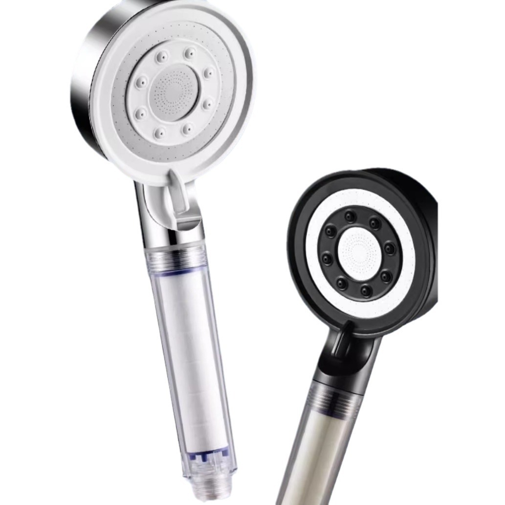 Filtering shower head, super powerful shower sun, household showerhead, pressurized high water output bathroom heater set Item Picture