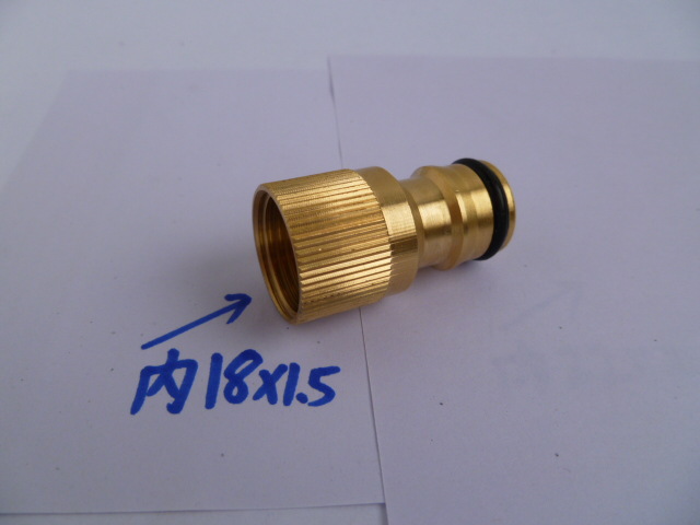Electric car wash pump connector, household car wash brush, copper pacifier handle switch connector M18*1.5 details Picture