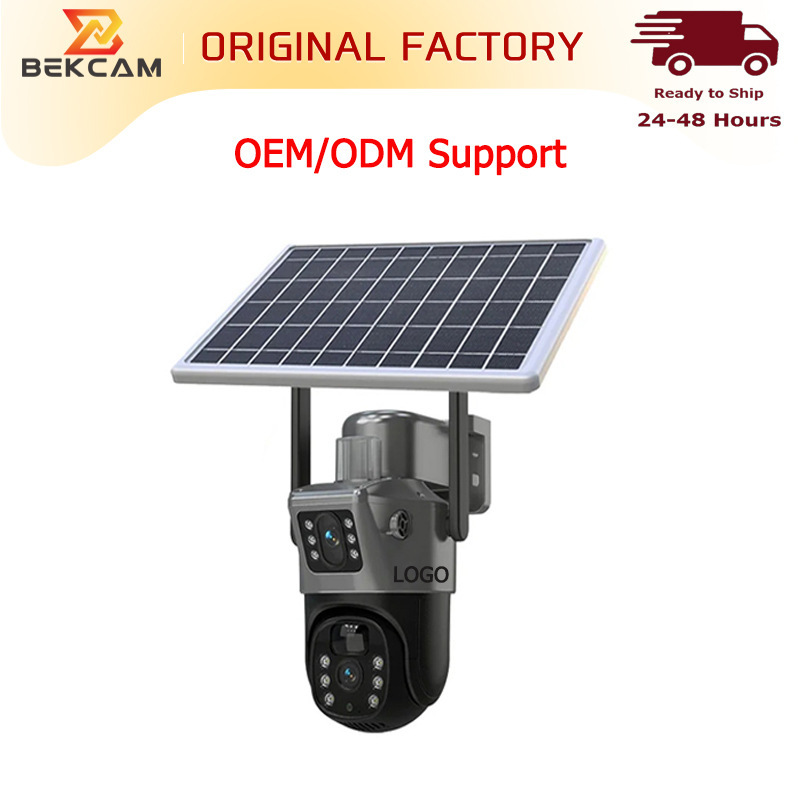 Q17 Dual-screen camera High-definition night vision outdoor 360-degree panoramic wireless wifi remote intelligent monitoring camera full figure