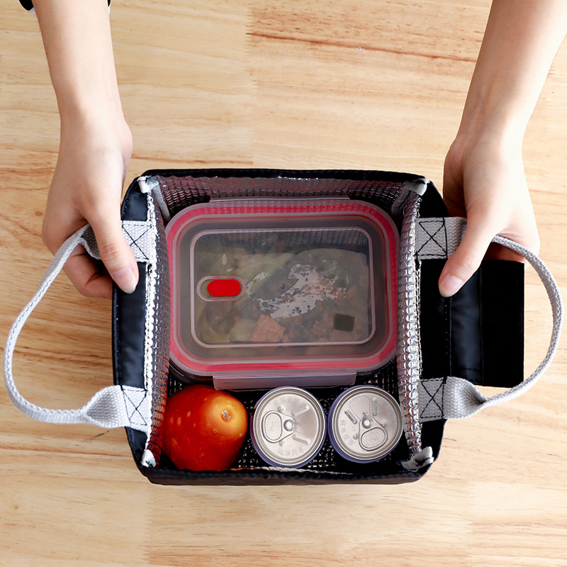 Cross-border cartoon lunch box, handbag, insulated bag, bento bag, hand-held aluminum foil thickened, student lunch bag for work details Picture