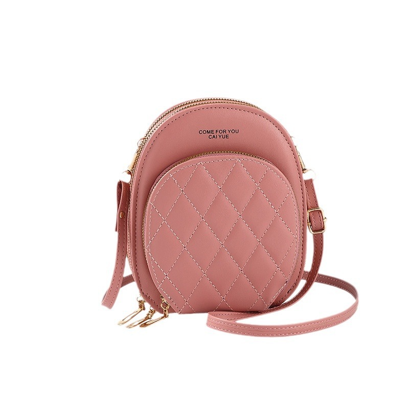 New solid color crossbody bag for women, summer fashion and simplicity, multi-position small square bag, cross-border source manufacturer Item Picture