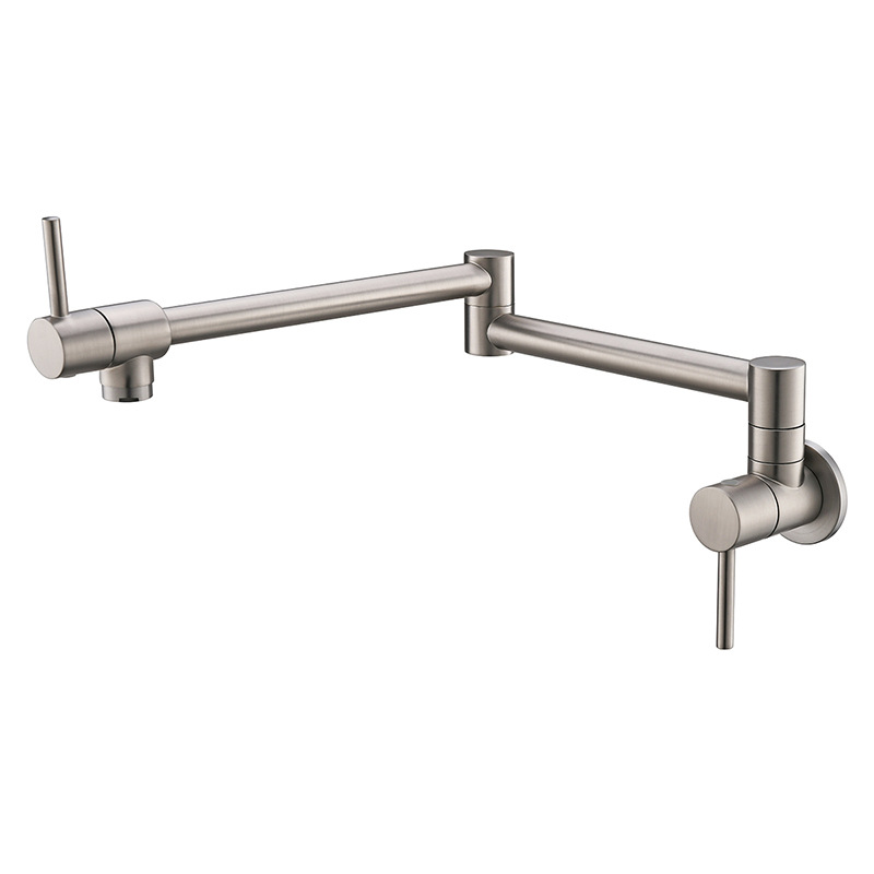 Folding faucet, kitchen sink faucet, wall-mounted single-cooling faucet, sink faucet, double-switch faucet Item Picture
