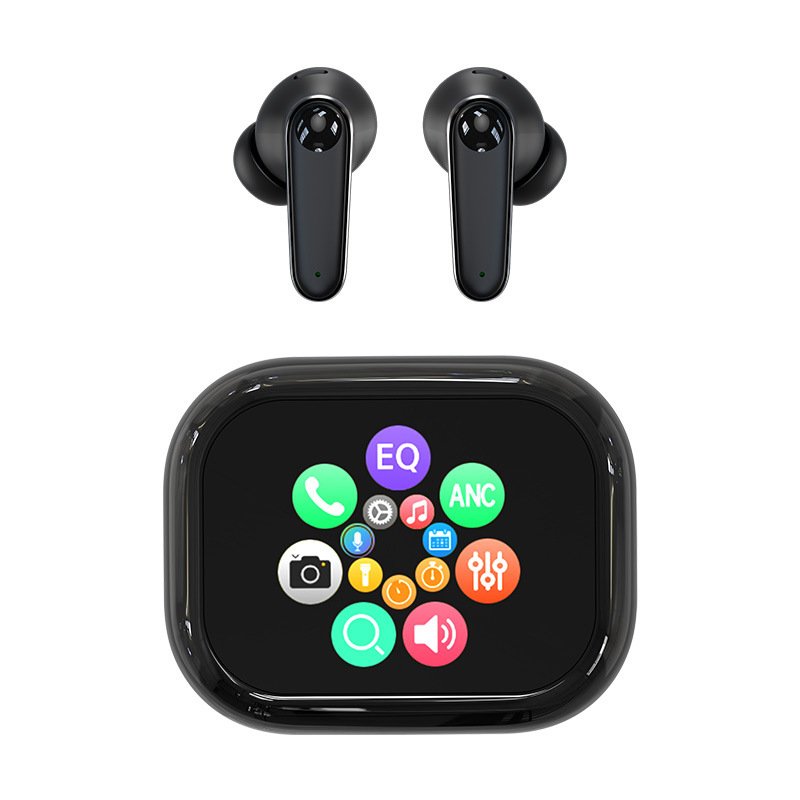 Cross-border new product C11 Bluetooth translation headphones, in-ear charging case OWS adjustable Angle in-ear sports headphones details Picture