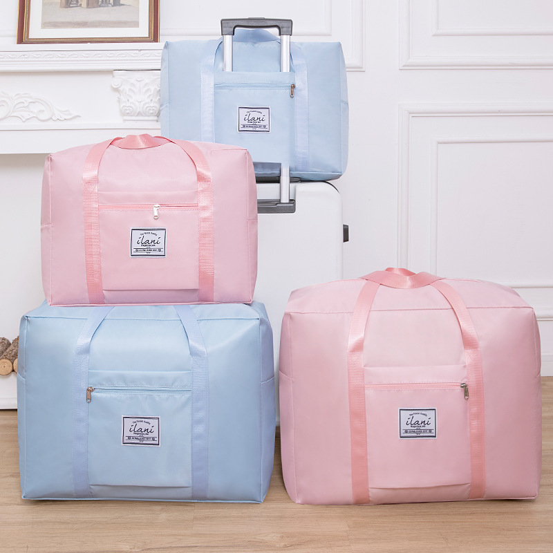 Thickened travel bags, twill double-layer lining, clothes, moving bags, luggage bags, waterproof and moisture-proof quilts, storage bags in stock full figure