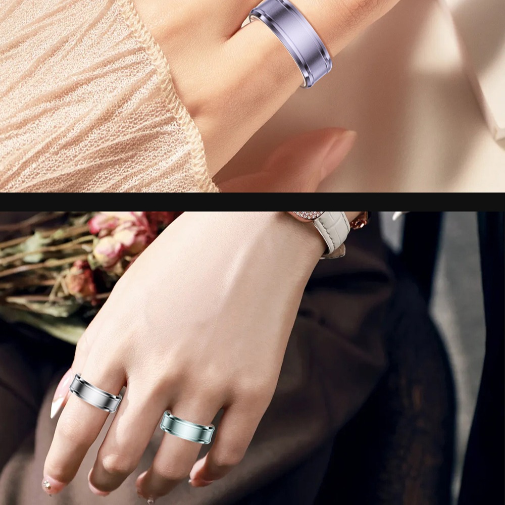 The new cross-border R3 Smart Ring is a smart ring that monitors step count, heart rate, blood pressure, blood oxygen and body temperature Specification drawing