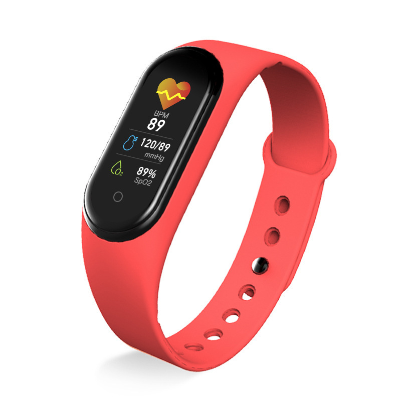 M5 smart bracelet, Bluetooth call, factory direct sale, color screen heart rate, blood pressure, music and sports bracelet in stock Application Scenario