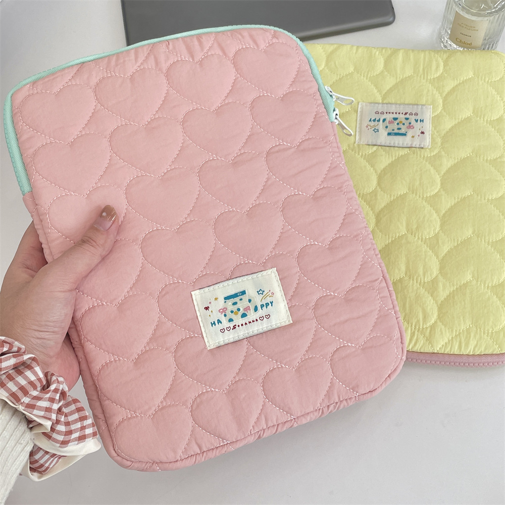 41251 Korean soft ipad inner liner bag, 11-inch tablet computer bag, 14-15-inch notebook storage bag details Picture