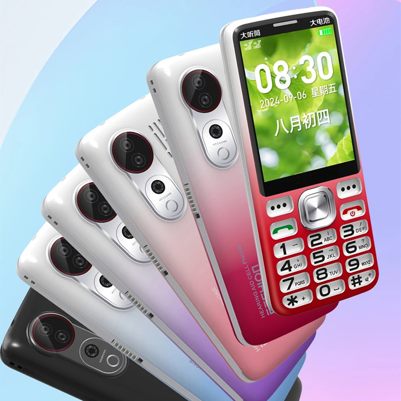 A8 Rose full-network compatible 4G large screen, large characters, loud lady color phone, elderly key, 5G card available for mobile phones details Picture
