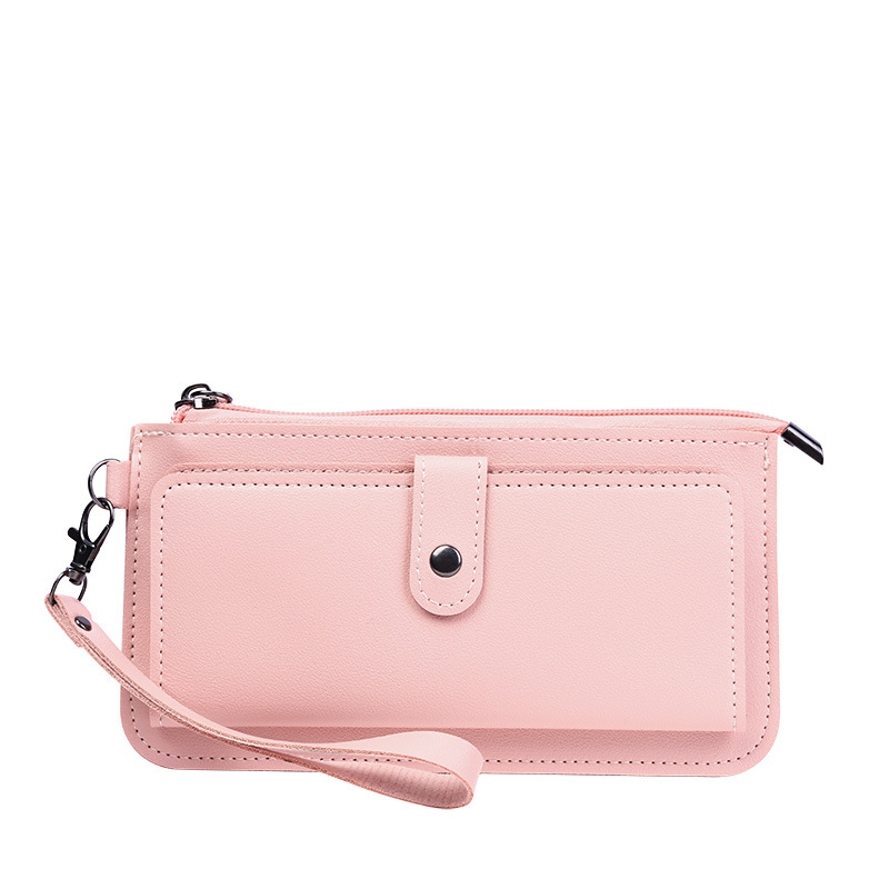 Factory direct sales of new women's long, multi-functional zipper, multi-latch, hand-held buckle zipper, student wallet Item Picture