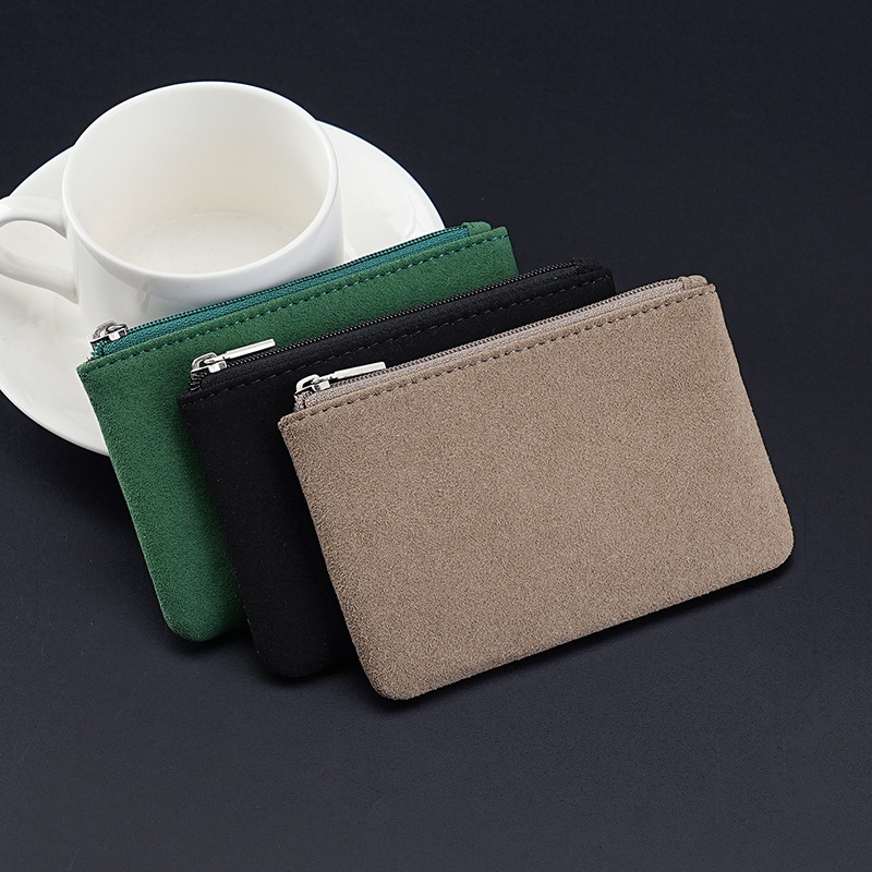 Men's coin purse, fur money bag, storage bag, card case, card holder, key case, loose change card case, cute wallet for women full figure