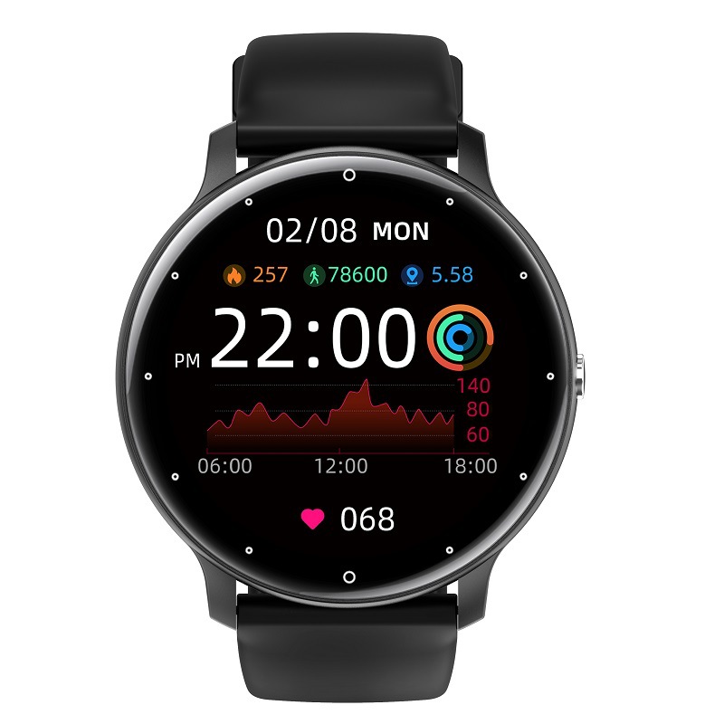 Smartwatch ZL02CPRO: Heart rate, blood pressure, blood oxygen, health monitoring, exercise remote control, photo-taking, Bluetooth smart bracelet Item Picture