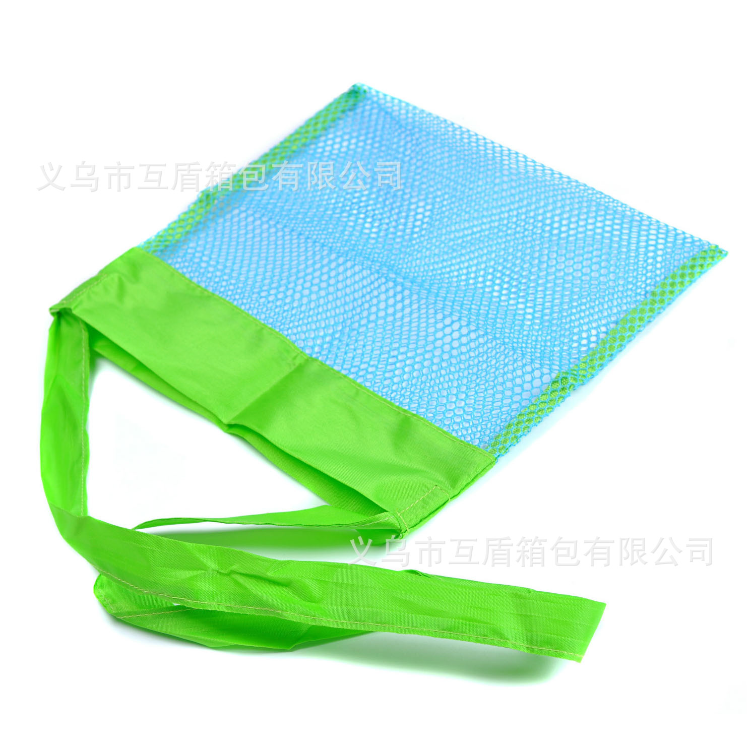 Outdoor children's toy quick organizing and storage bag, nylon mesh small, seaside sand-digging tools and sundries handbag Item Picture