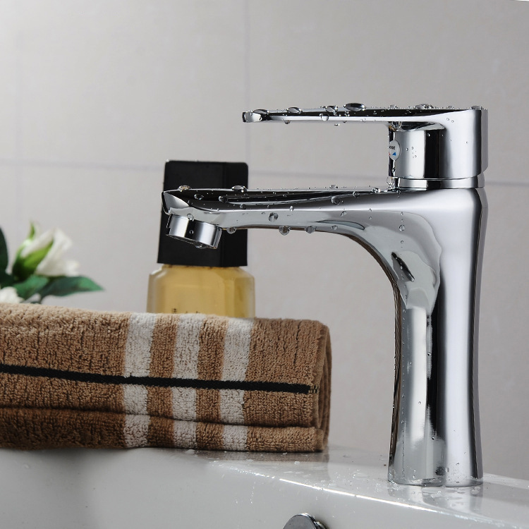 Factory direct supply of alloy single-hole cold and hot stainless steel faucets, bathroom washbasins, washbasins, and double copper faucets Application Scenario