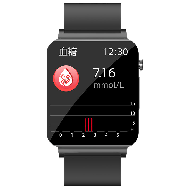 KS03 Smartwatch: Blood Lipid, Heart rate, Blood Sugar, uric acid, blood Oxygen, electrocardiogram, waterproof, sleep monitoring fitness band details Picture