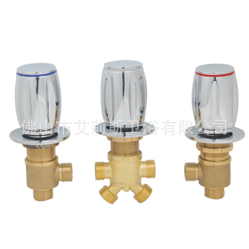 Bathtub side split massage, hot and cold water faucet mixing valve, water distributor switch conversion, shampoo bed, baby bathtub full figure