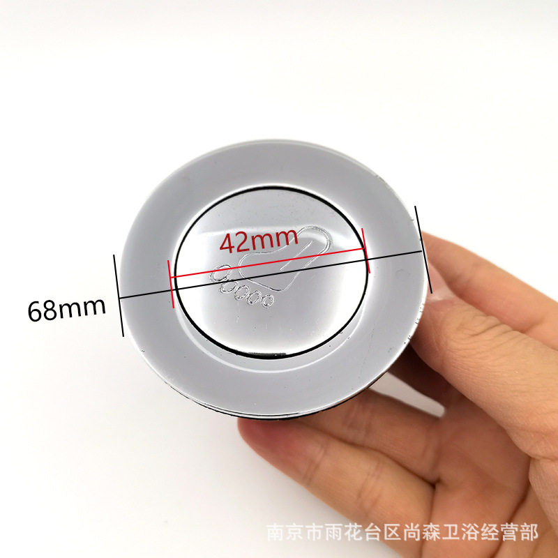 Bathtub drain, copper bathtub spring core drain, zinc bathtub drain, foot-operated bathtub drain pipe details Picture