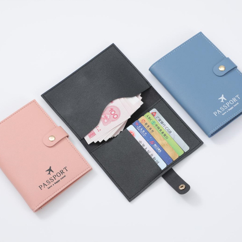 New 2024 passport bag, document bag, card bag, multi-functional, simple and fashionable, solid color, large capacity corporate gift Specification drawing