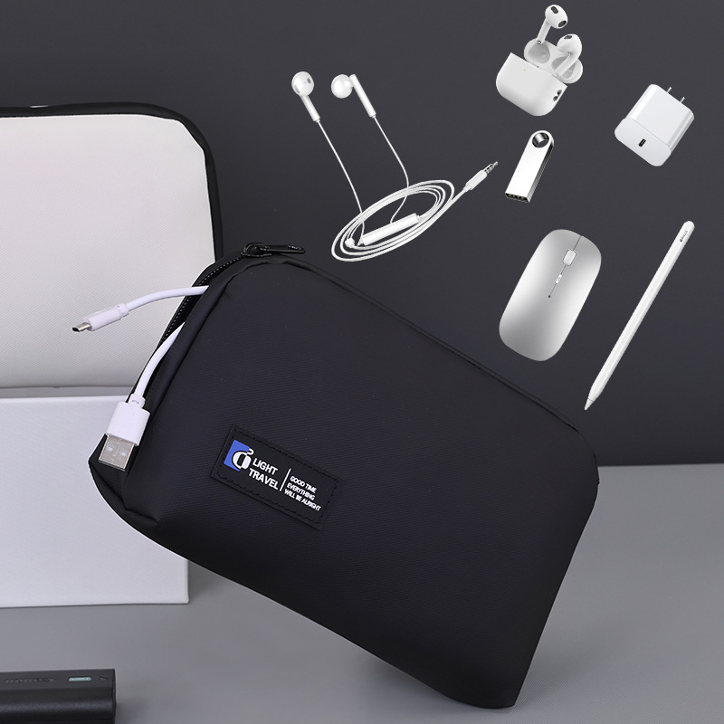 Digital storage bag, action camera, photography accessories, USB flash drive, data cable, charger, organizing and storage, travel portable bag Application Scenario