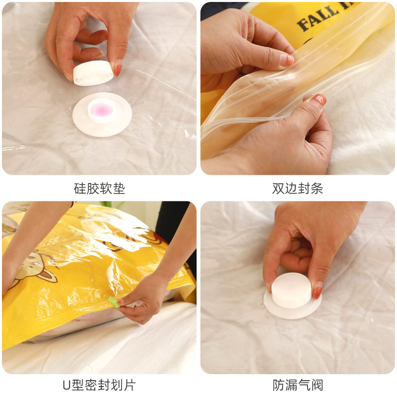 Cross-border vacuum compressed bags, large quilt storage bags, cotton quilt clothes, household air-purifying clothes sorting bags Application Scenario