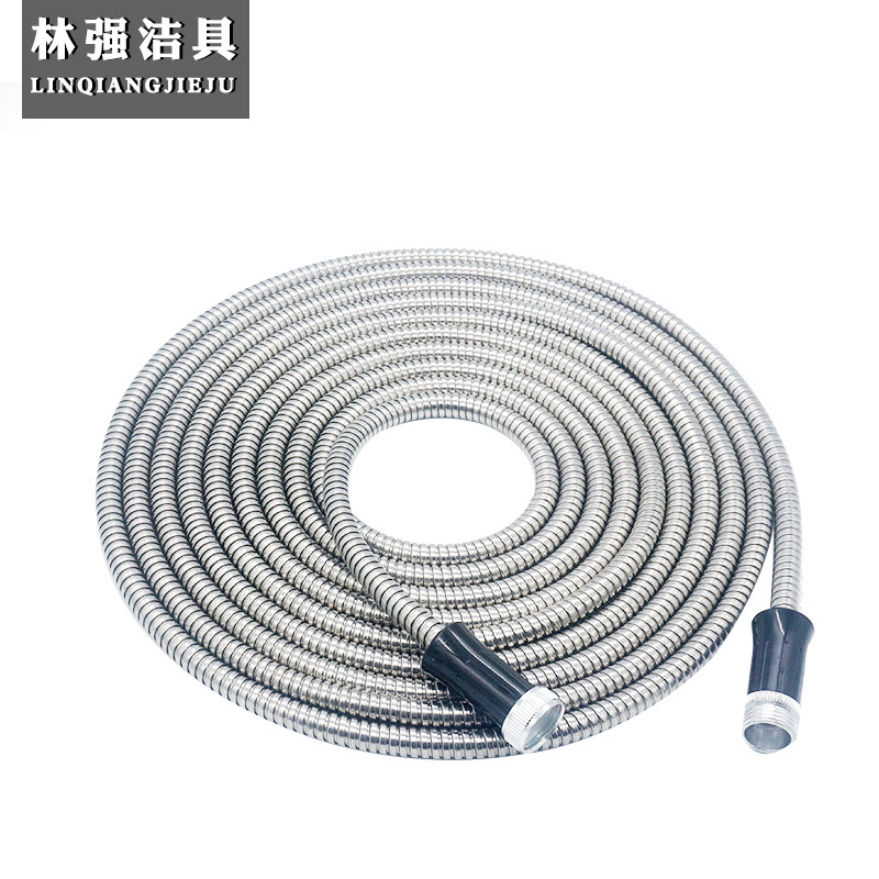 Supplying new best-selling stainless steel telescopic garden water pipes, European and American water pipes for watering flowers and washing cars full figure