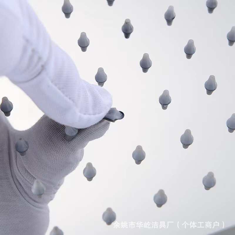 Cross-border foreign trade 304 stainless steel showerhead, pressurized dome, square top, top spray 201 showerhead, shower head first batch Specification drawing