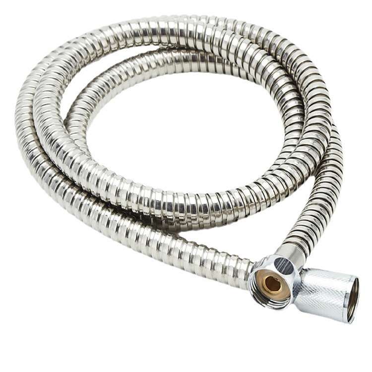 304 stainless steel shower pipe for household, school and engineering explosion-proof, thickened and reinforced, leak-proof shower pipe, shower hose Item Picture