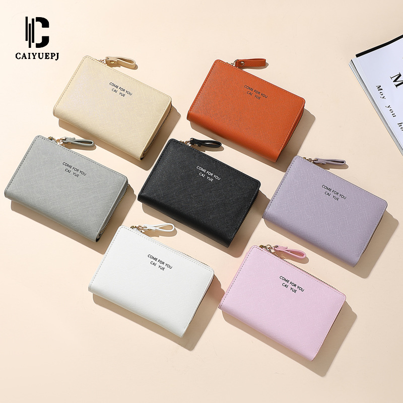 New women's multi-slot coin purse, solid color cross-border clutch, wallet, original manufacturer, fashionable wallet details Picture