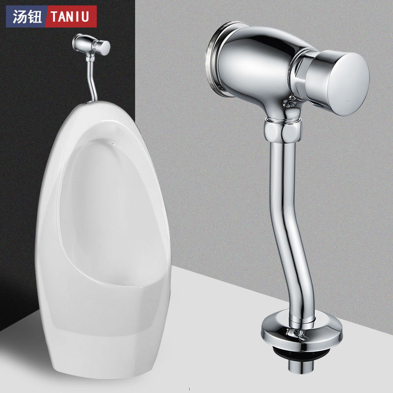 All-copper urinal flushing valve, concealed urinal flushing valve, self-closing delay valve for public toilets and bathrooms Application Scenario