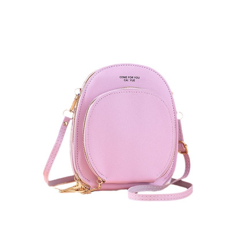 New mobile phone bag, women's solid color single-shoulder bag, summer fashion, simple and multi-position cross-border crossbody bag source manufacturer Item Picture