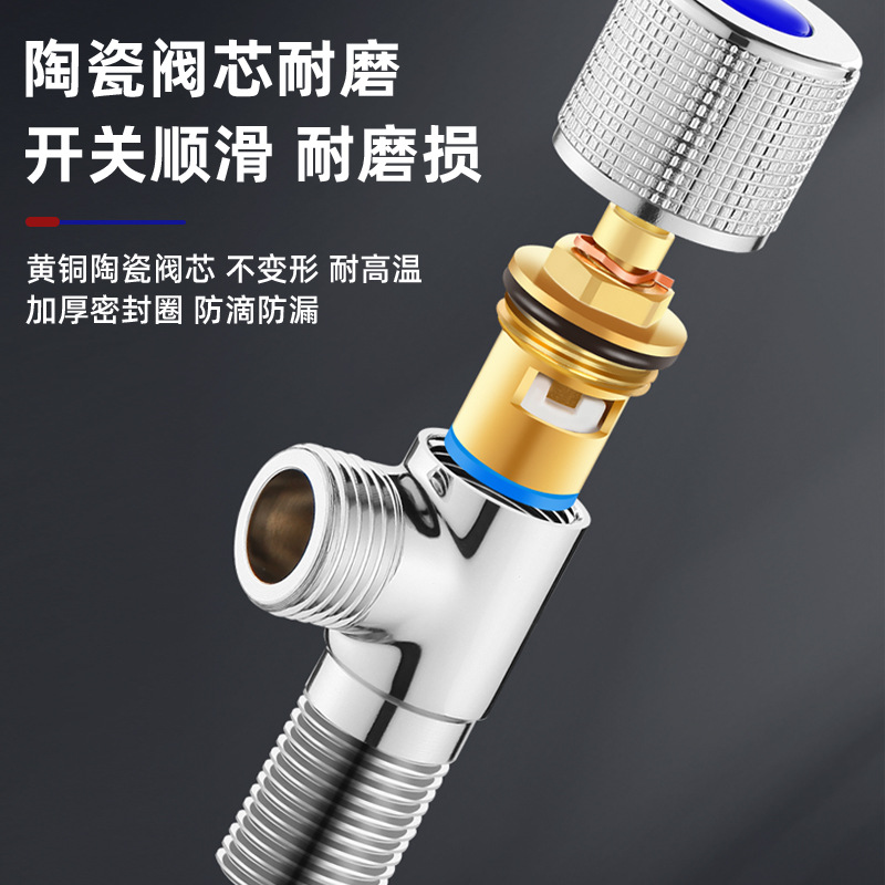 Faucet valve core universal all-copper ceramic valve core manufacturer wholesale kitchen single cold and hot water switch repair Specification drawing
