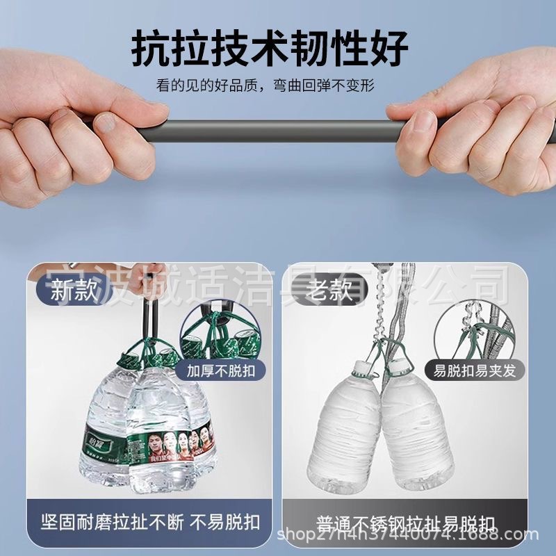 Silicone rubber shower head hose for general bathroom bathing explosion-proof thickened water heater pipe connection accessories Specification drawing