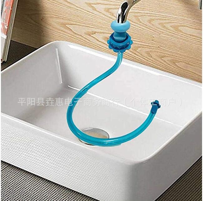 Pet Rinser cross-border universal silicone joint shower pipe, pet bathing pipe, silicone universal showerhead Specification drawing